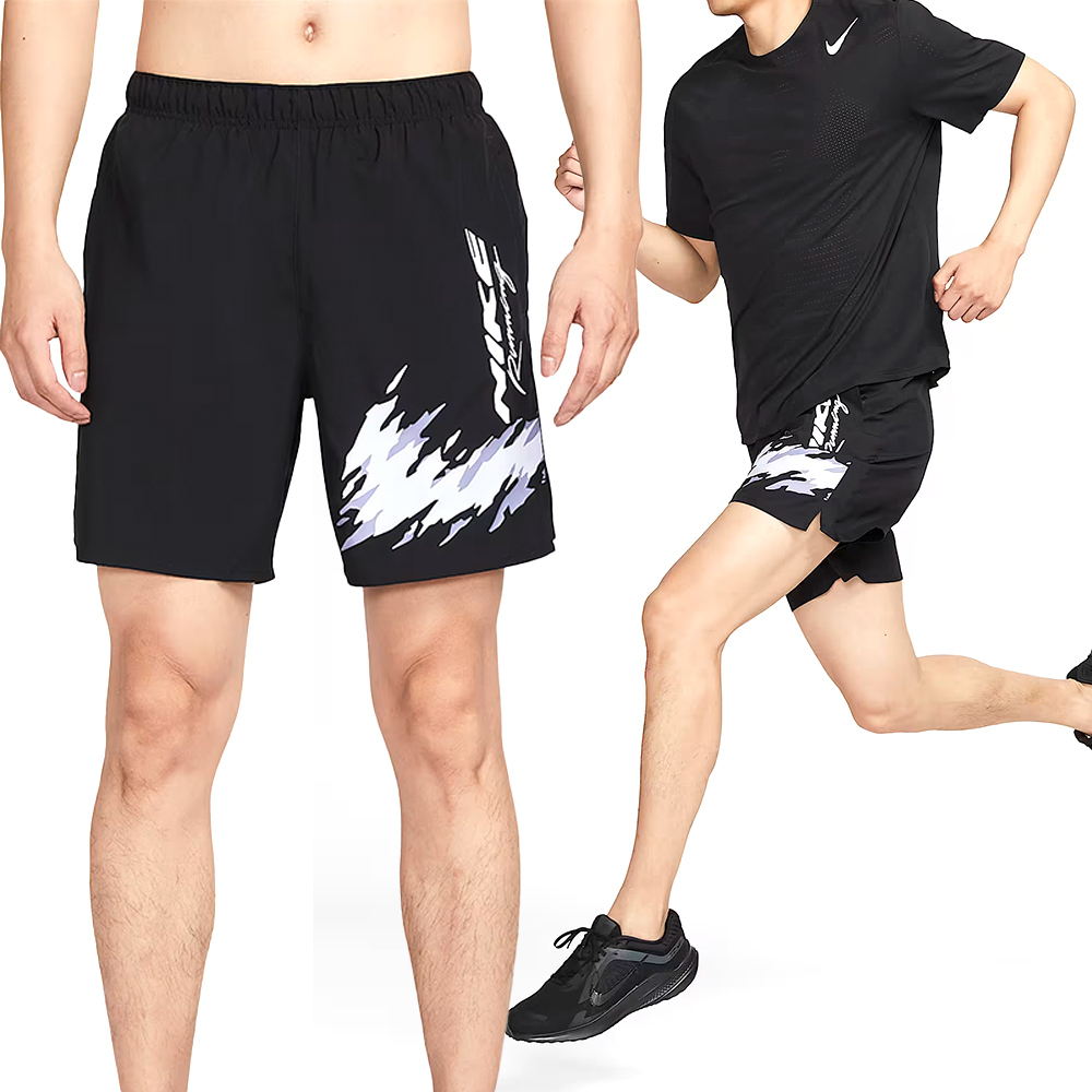 Nike As M Nk Df Rn Enrgy Chlngr 7Bf 男款 黑色 運動 短褲 HV2139-010