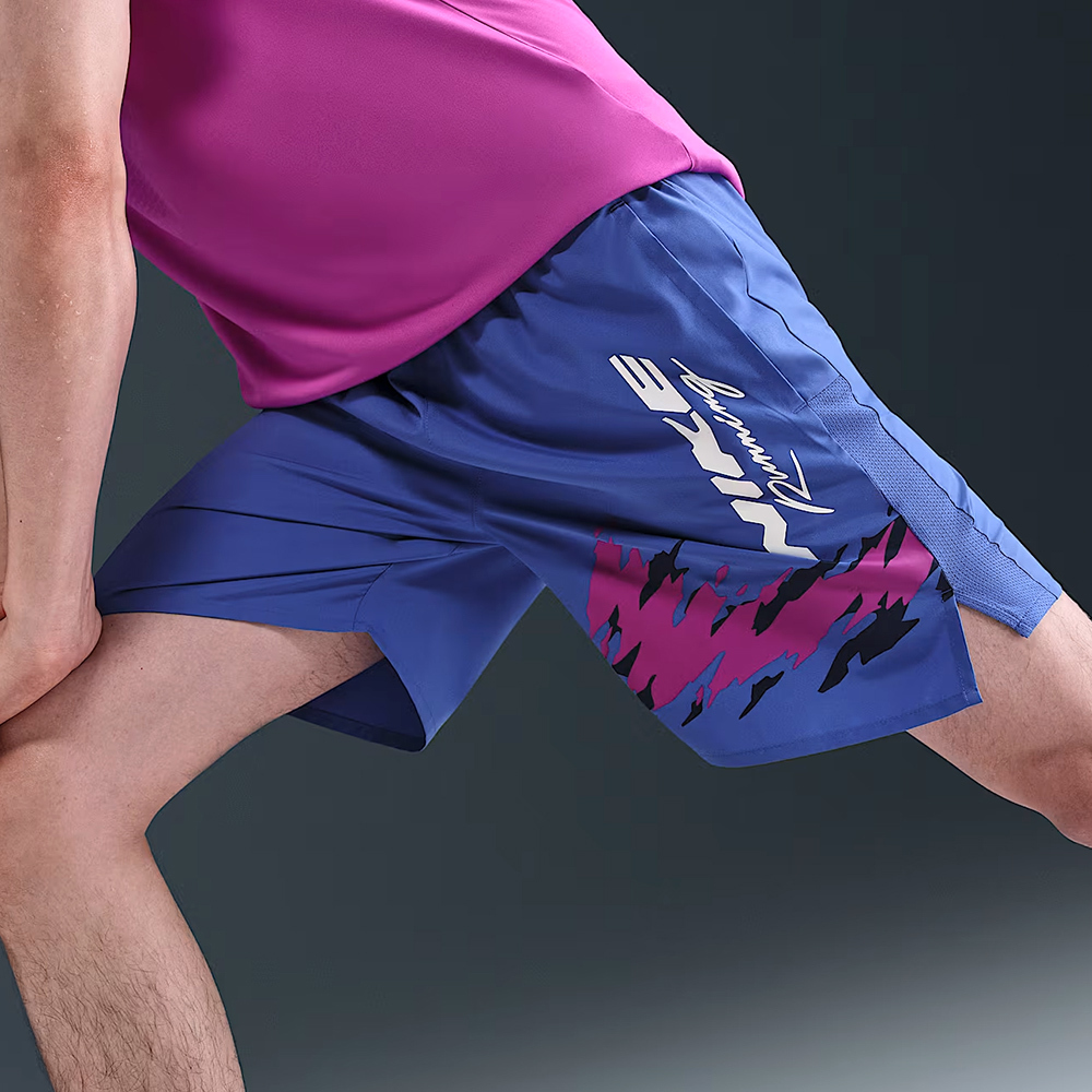 Nike As M Nk Df Rn Enrgy Chlngr 7Bf 男款 藍紫色 運動 短褲 HV2139-411