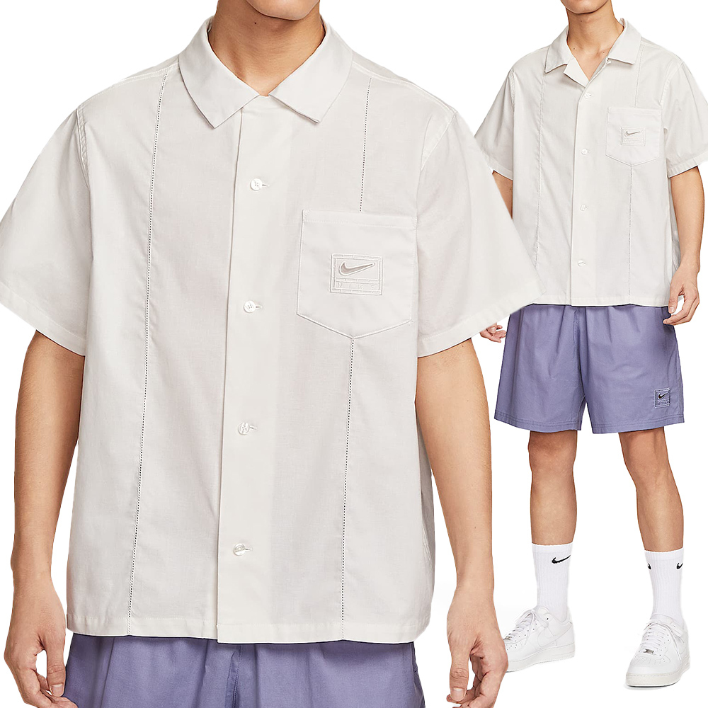 Nike As U Nsw Essnl+ Ss Top Gcel 男款 女款 灰白色 襯衫 短袖 IH8663-030