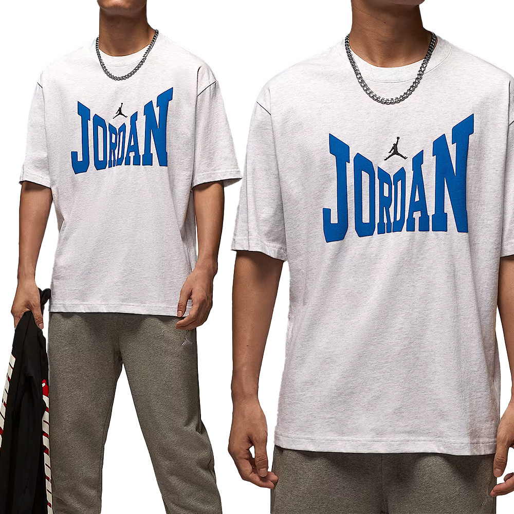 Nike As M J Brk Col Wm Ss Crew 男款 灰色 喬丹 印花 休閒 短袖 HV3895-051