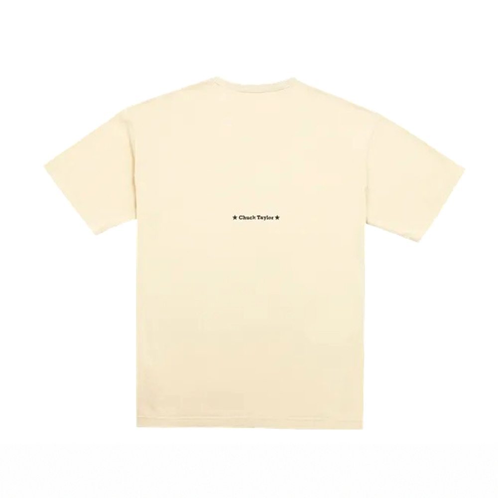 Converse Washed Tee Natural Ivory 男款 米黃色 復古 印花 短袖 MCH624-W0L