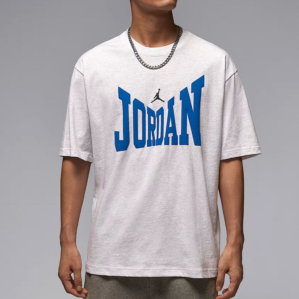 Nike As M J Brk Col Wm Ss Crew 男款 灰色 喬丹 印花 休閒 短袖 HV3895-051