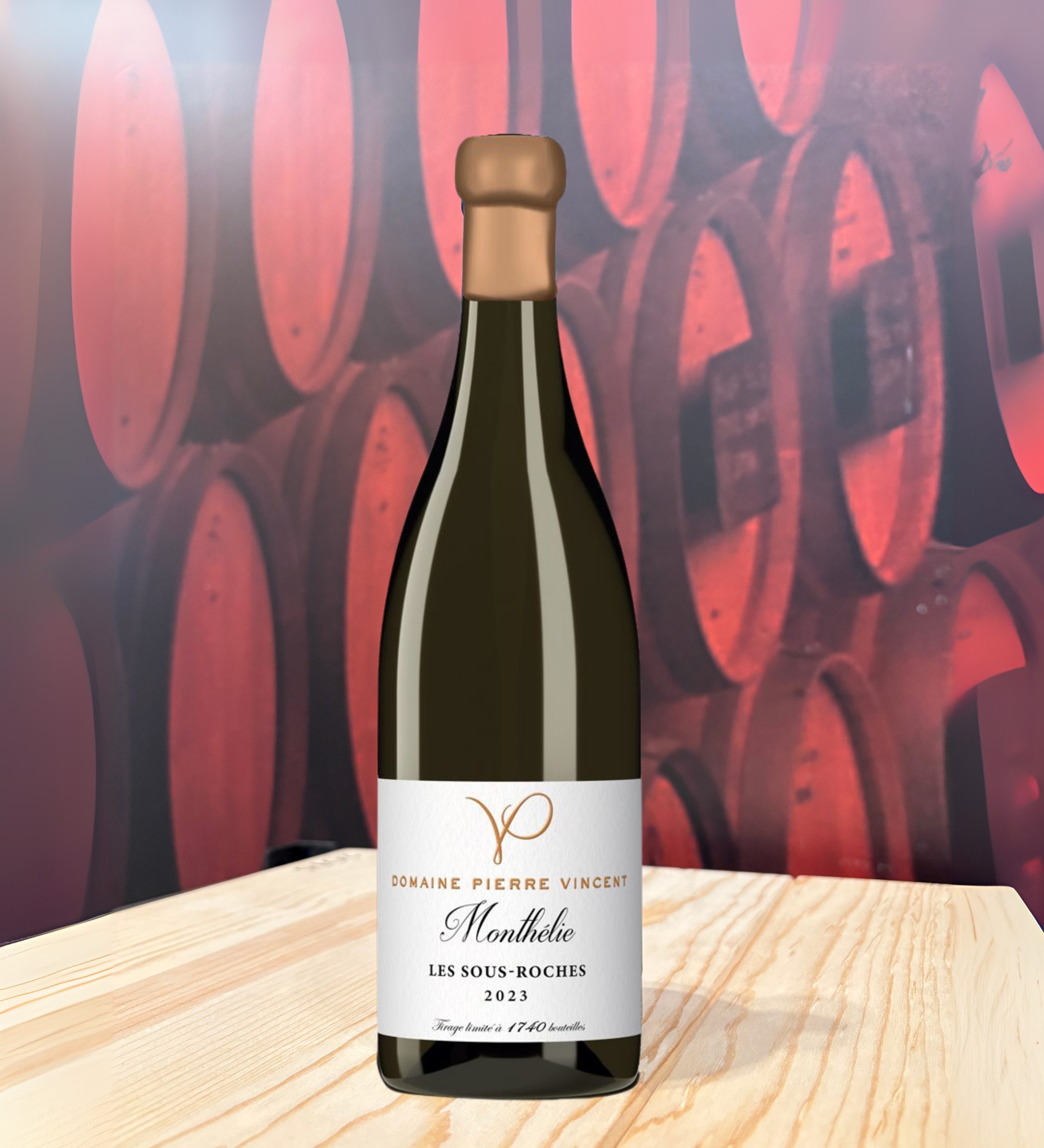 Pierre Vincent 2023 Monthélie Les Sous Roches Blanc