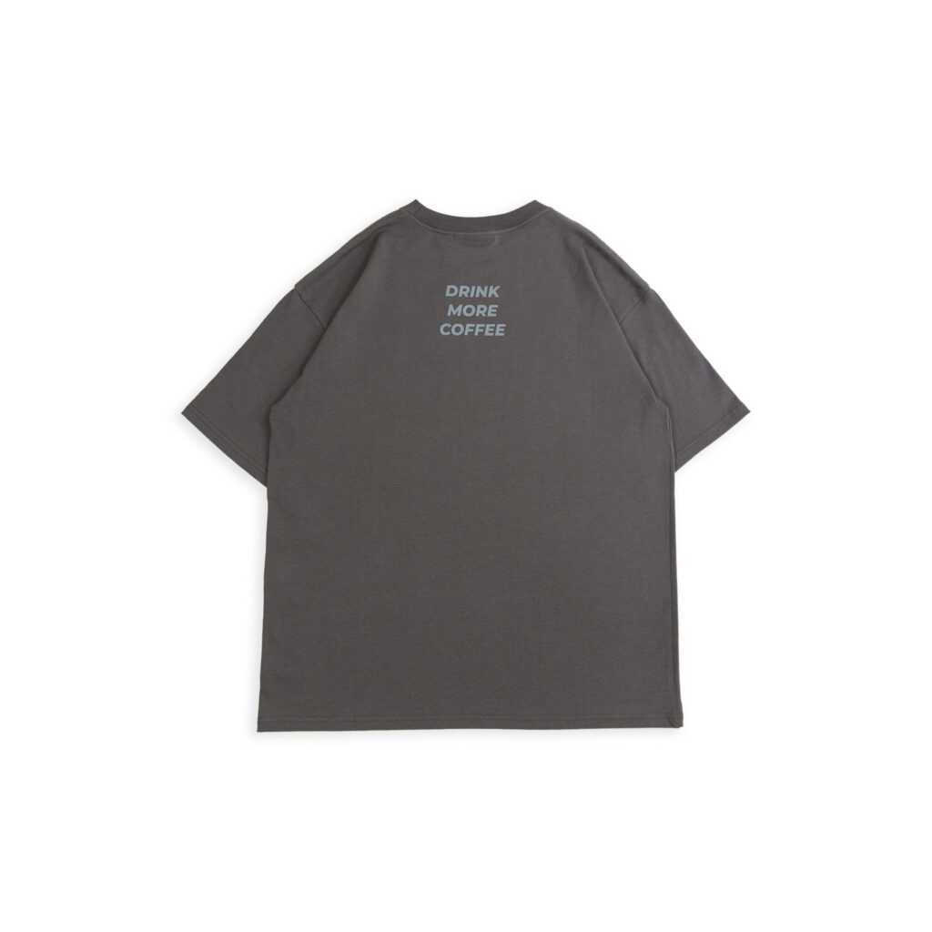 榻榻米繡愛心 Tee - Dim Gray