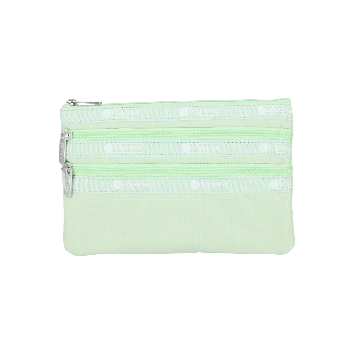 3-ZIP COSMETIC (FROSTY GREEN)