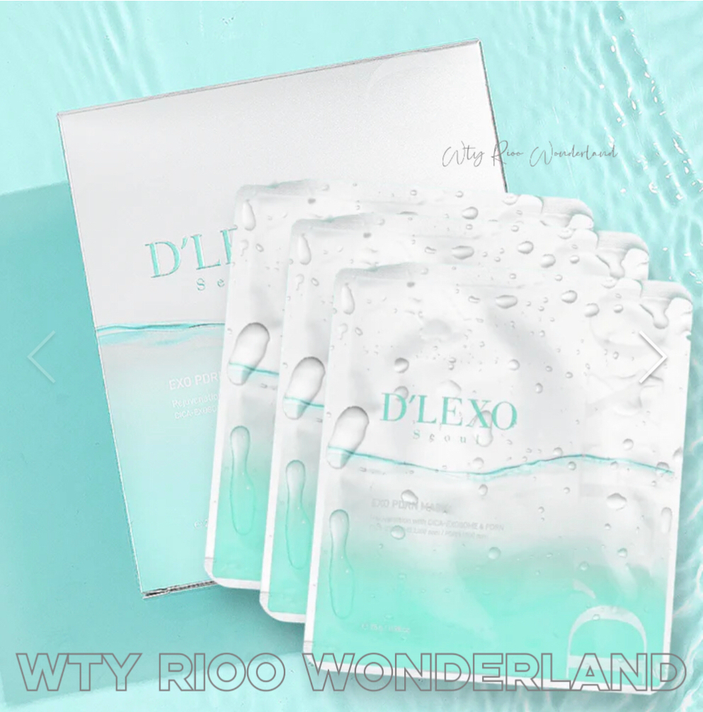W030411韓國DERMALINE D'LEXO積雪草外泌體面膜
