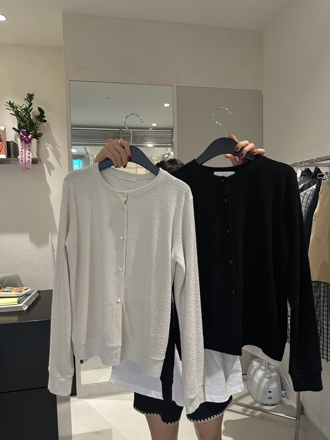 【韓國連線款】毛呢針織外套