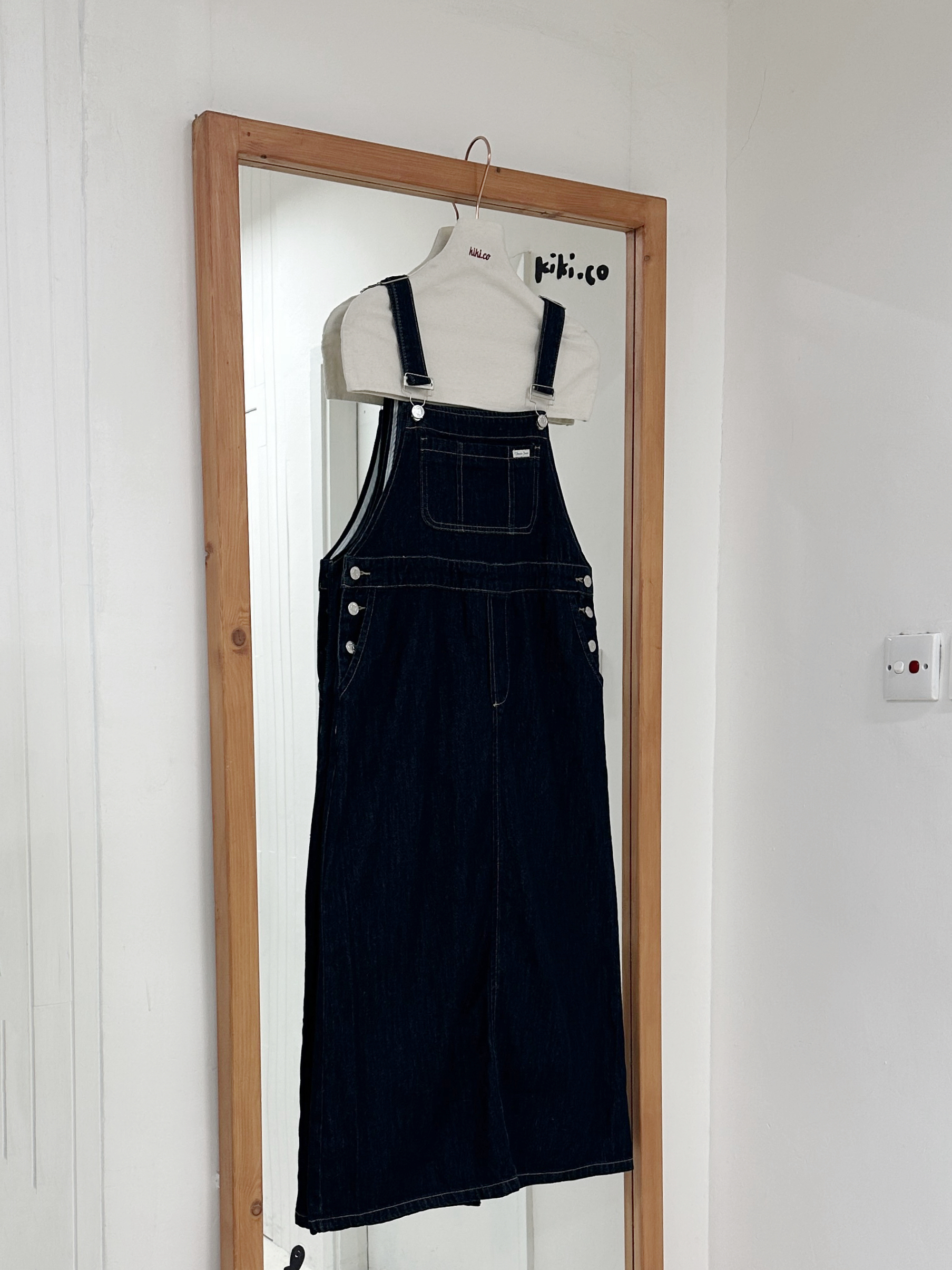 牛仔直身 slim cut 工人裙