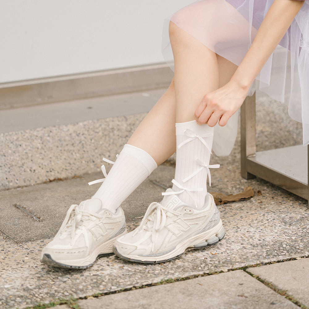 3D Bowknot Shaped Socks (Sold in Three Colors)【07110592】in stock+pre-order