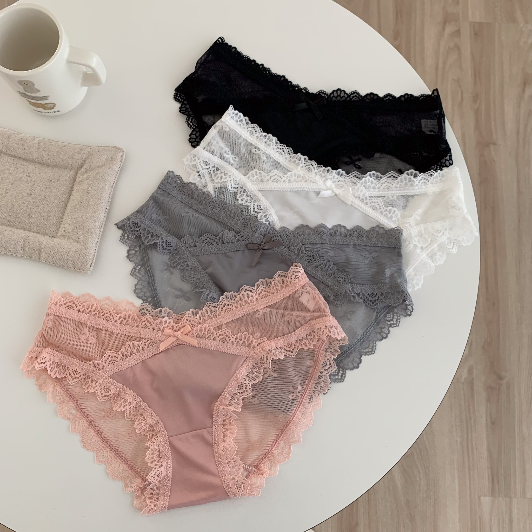 ISA_Pandora's Box 純慾感蝴蝶結蕾絲內褲_58007