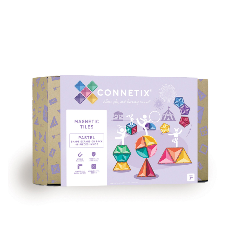 Connetix 磁樂® 48片 粉彩延伸形狀組