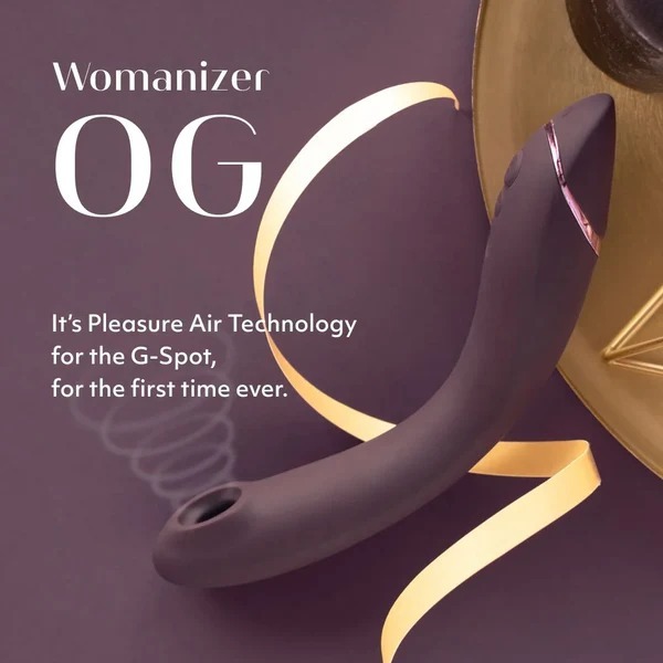 Womanizer OG Pleasure Air G 點吸啜按摩棒 (淡紫色/紫紅色/深灰色)