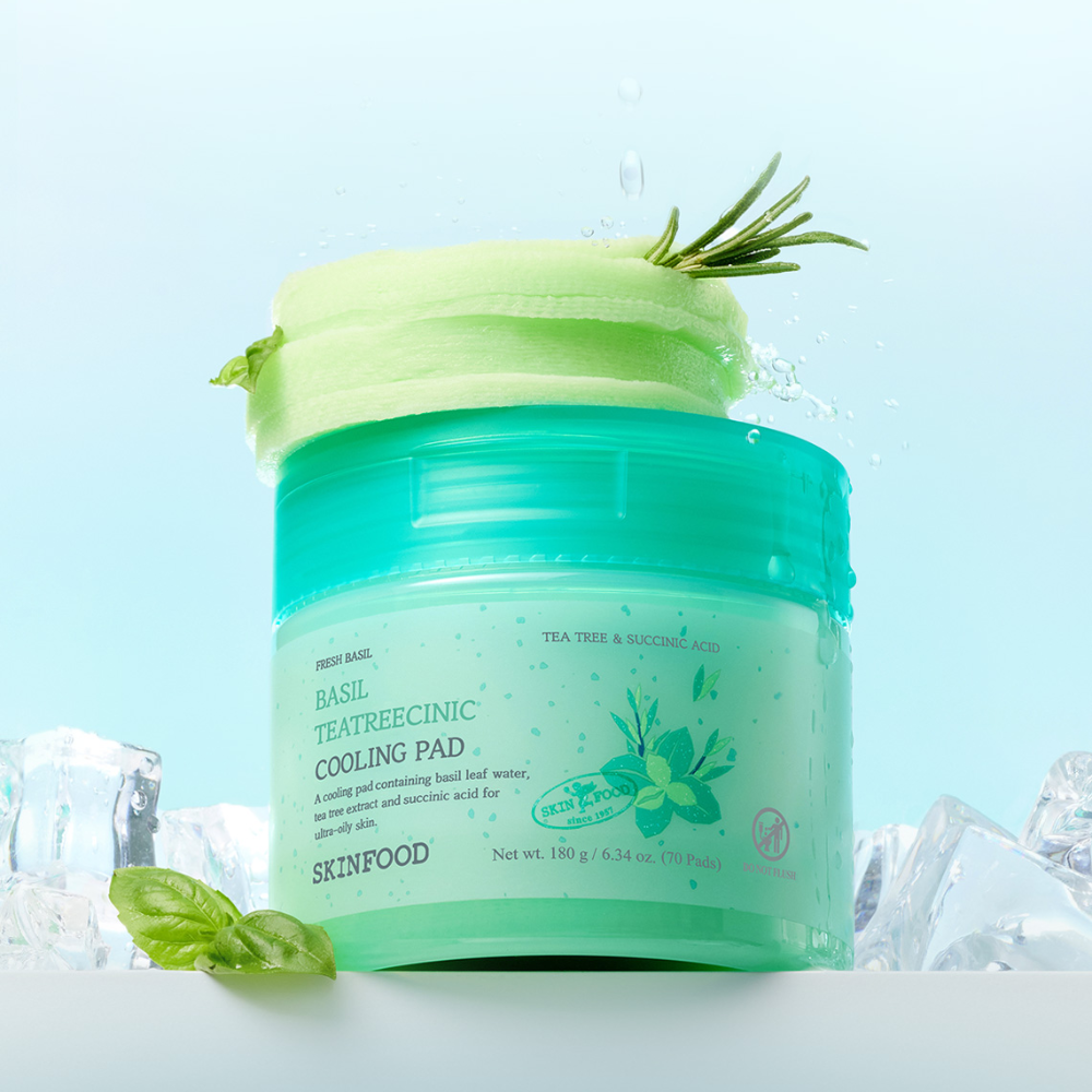SKINFOOD 羅勒茶樹棉片