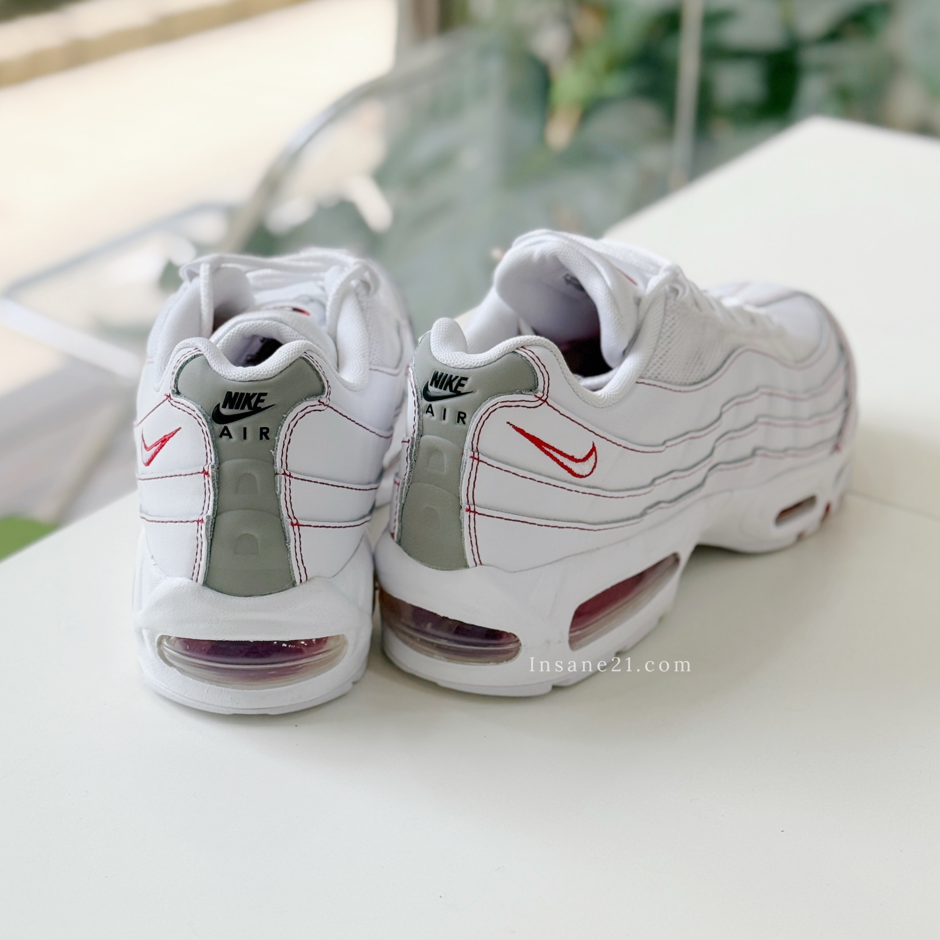 NIKE AIR MAX 95 OG 白紅 拐杖糖 “WHITE RED" 氣墊 慢跑鞋  男鞋 IB7936-100