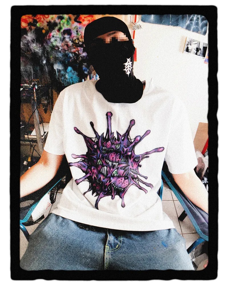 VIRUSWORLD x MAD DOG 聯名 惡犬病毒 短袖