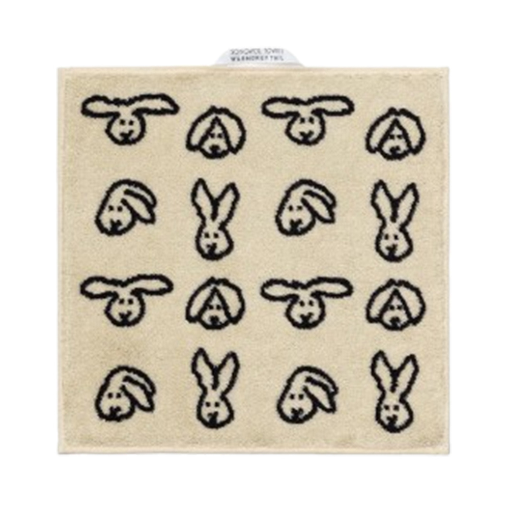 韓國WARMGREY TAIL 純棉擦手巾-奶油兔