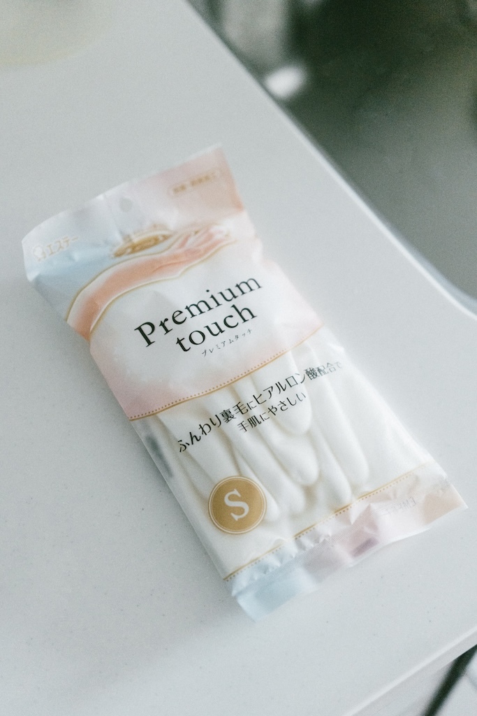 雞仔牌玻尿酸珍珠白指尖強化舒適家事手套