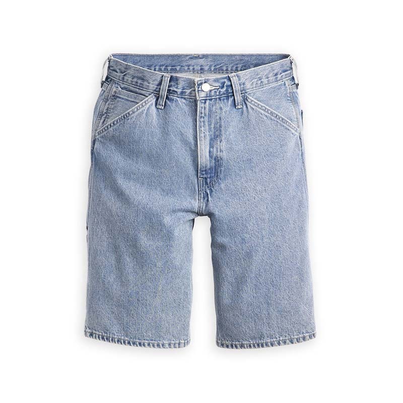LEVIS 寬鬆工裝牛仔短褲 淺藍 工作褲 10423568 [台灣現貨]
