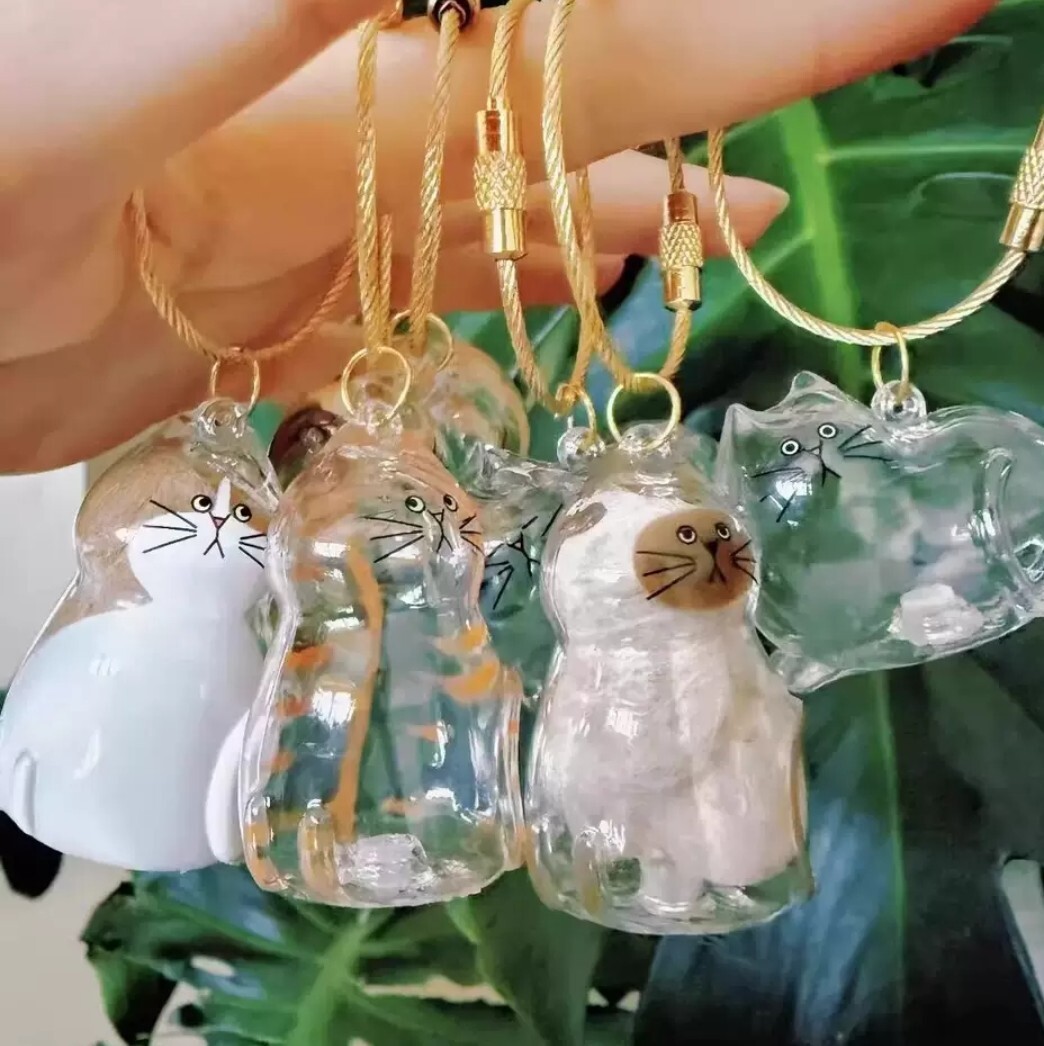 可愛風貓毛收納吊飾(買一送一2入組)