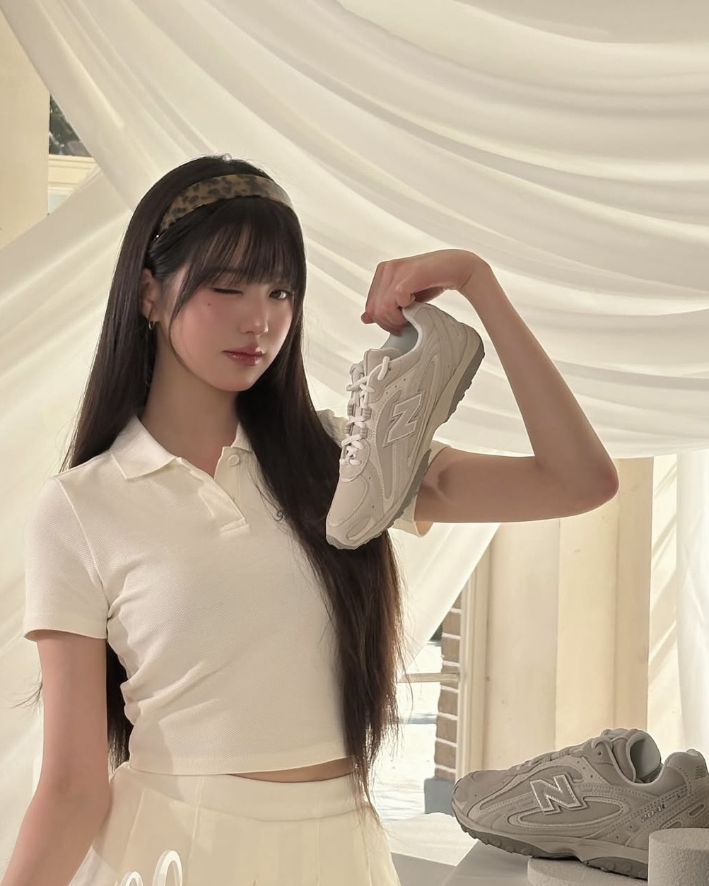 <張員瑛同款>New Balance 204L 麂皮 奶白