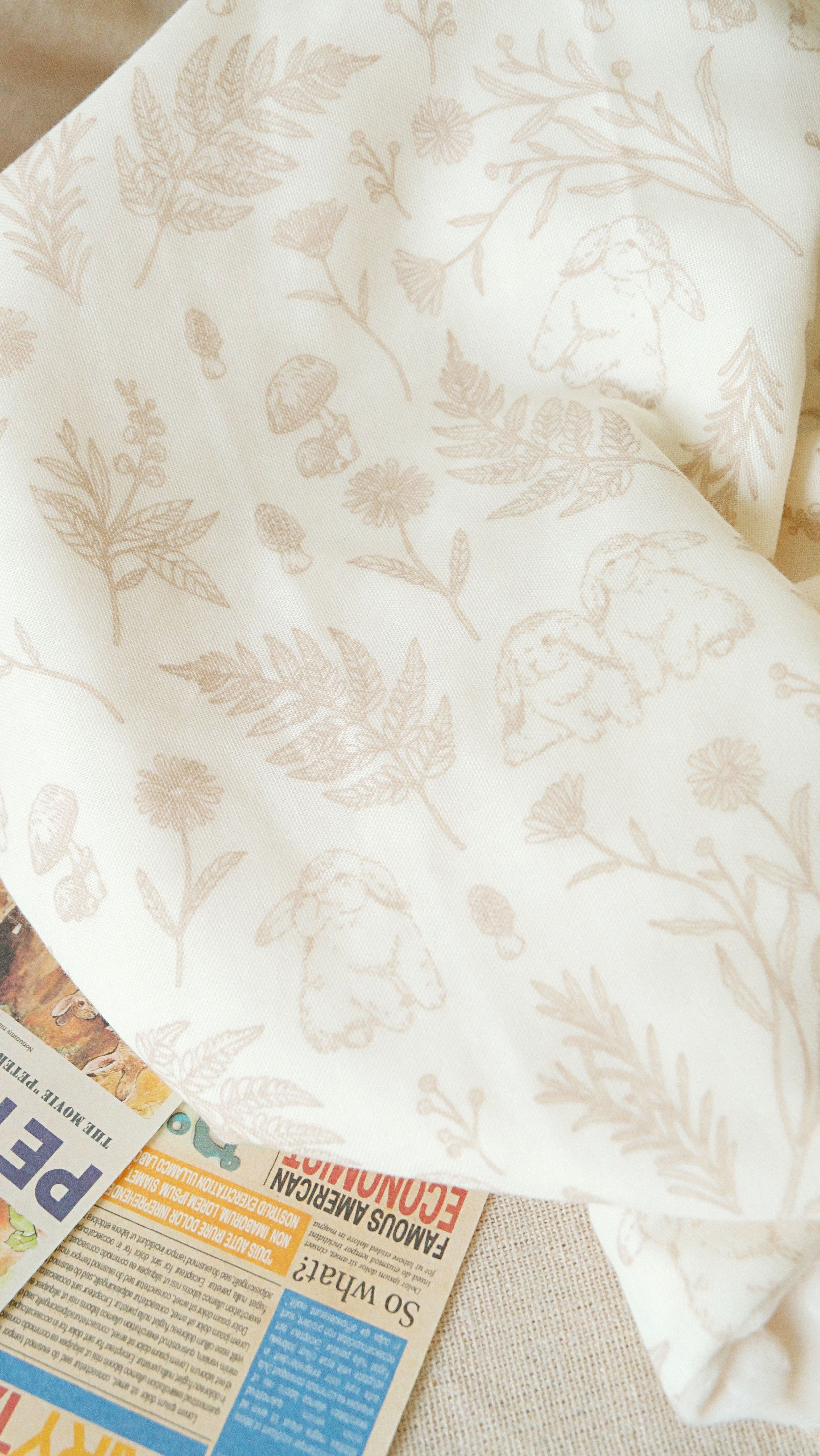 Hi Y.P store-嬰兒車蓋毯-兔語花森