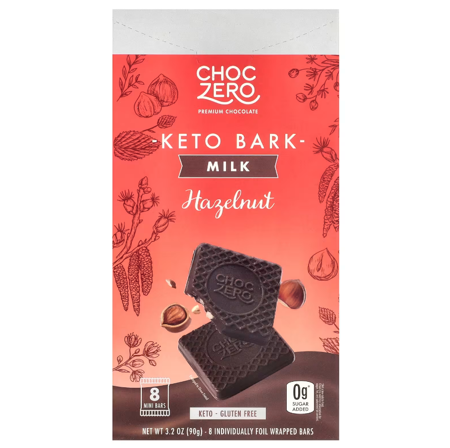 【盒裝】Choczero 牛奶朱古力塊 榛子味 90g