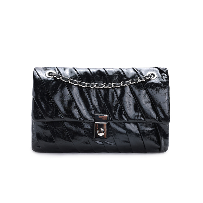 LEAVY 壓褶肩背袋