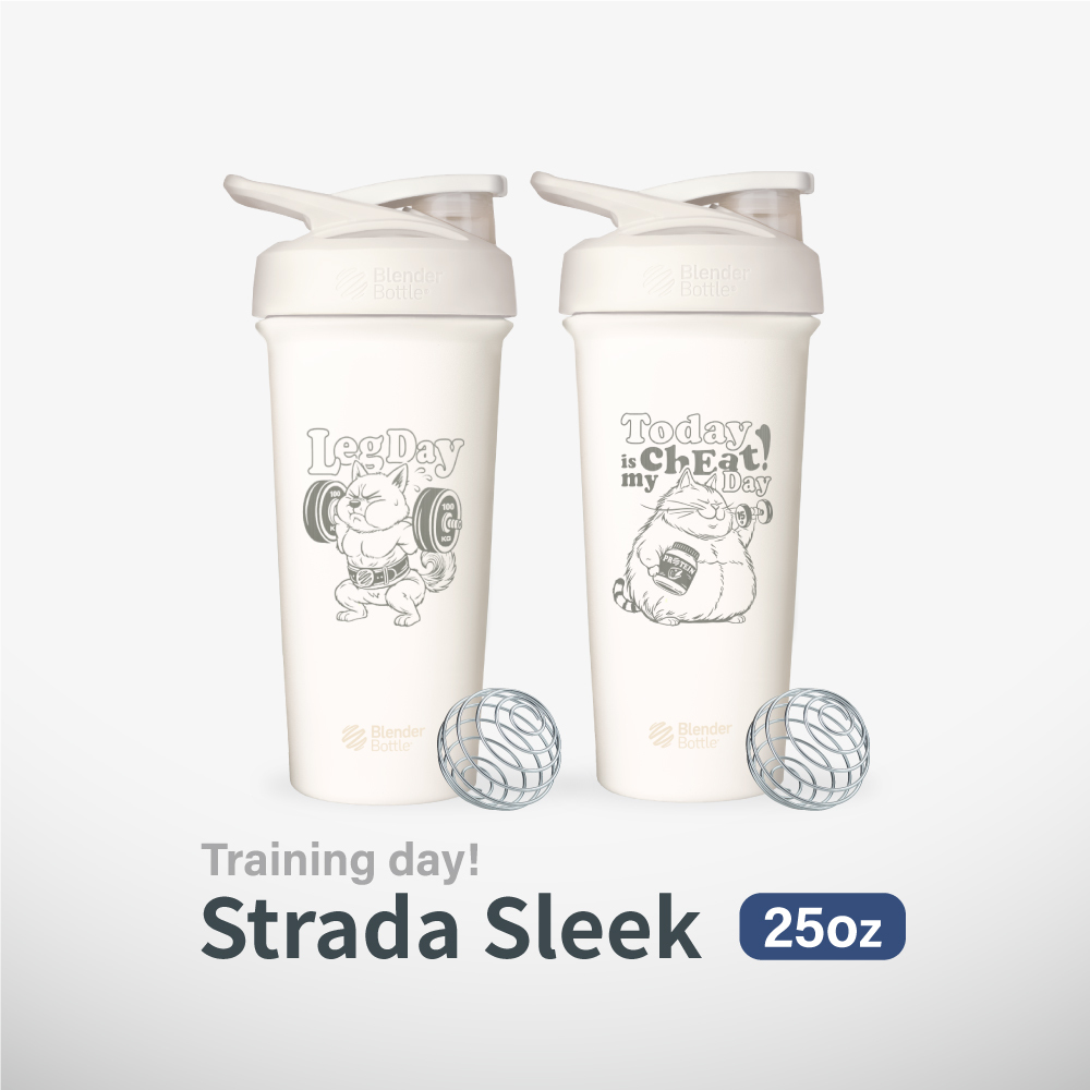Strada Sleek 25oz 不鏽鋼特別款 | 健身貓狗系