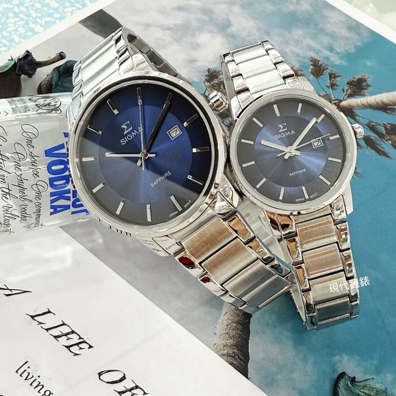 【SIGMA】 簡約時尚情人對錶 1122M-3 (40mm) / 1122L-3 (32mm)  現代鐘錶