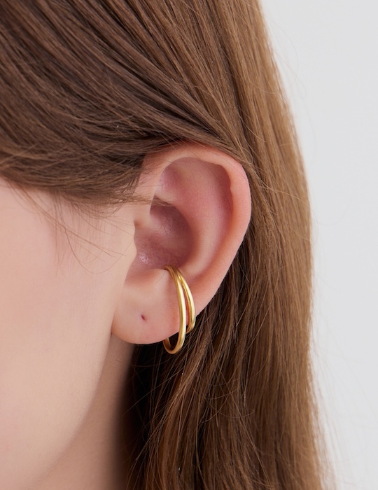 霧光流線耳骨夾(單支)