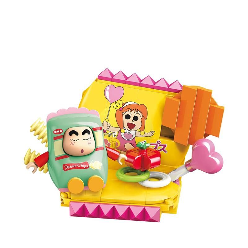 Keepplay積木 蠟筆小新 零食系列 可愛薯片
