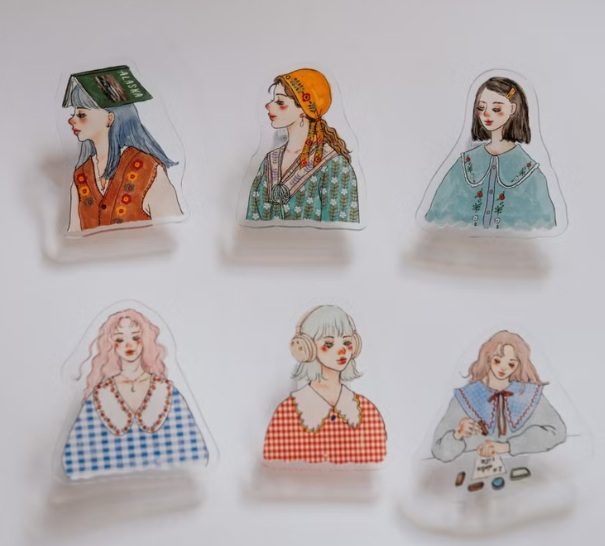 甜蜜生活．甜蜜慢旅系列 壓克力夾子 共六款