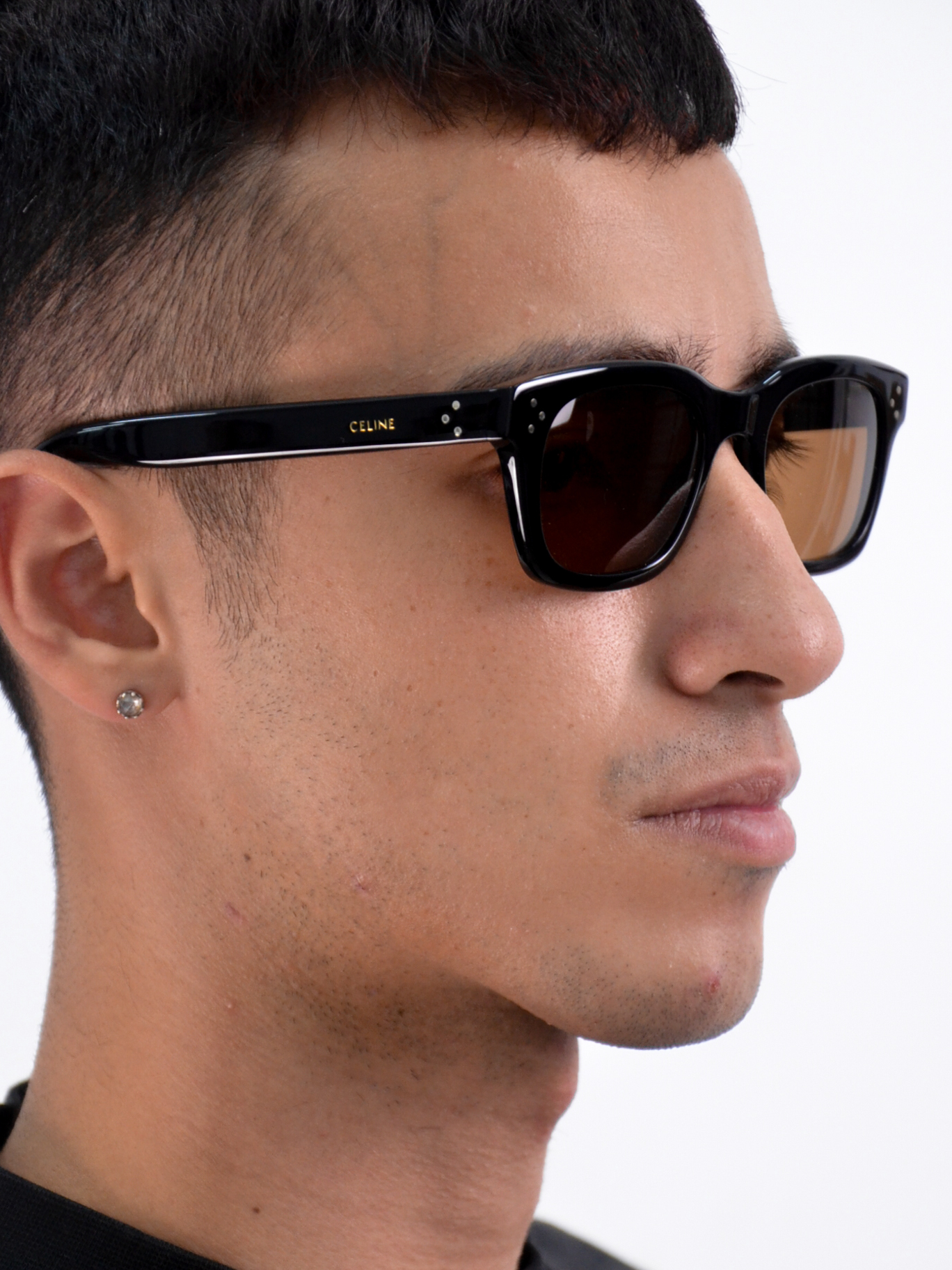 CELINE Black Frame 41 sunglasses in Acetate 橘色黑框41太陽眼鏡 墨鏡【4S232CPLB.38MN】