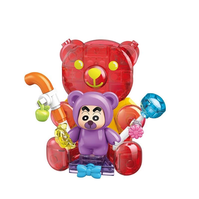 Keepplay積木 蠟筆小新 零食系列 繽紛QQ糖