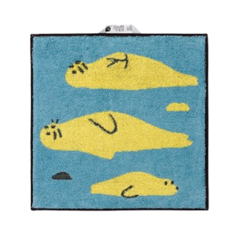 韓國WARMGREY TAIL 純棉擦手巾-懶懶海豹