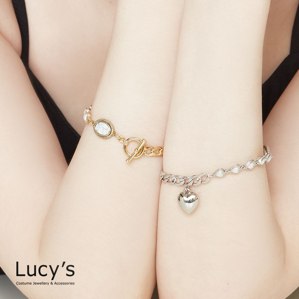 珍心松影 T扣手鍊 (二色) (125391/125392)