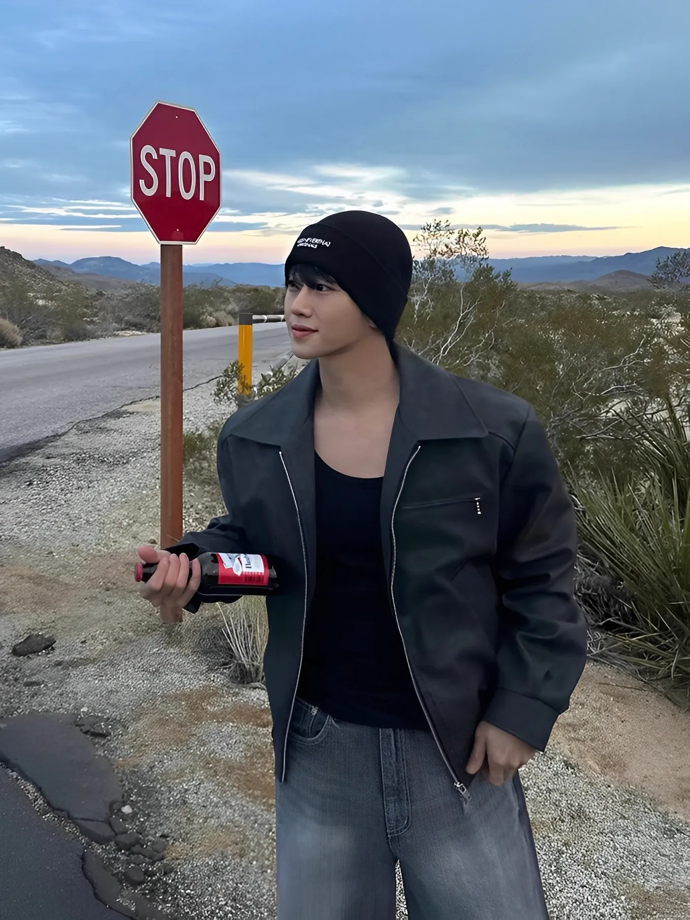 金屬 拉鍊 修身 短款 皮革 外套 皮外套