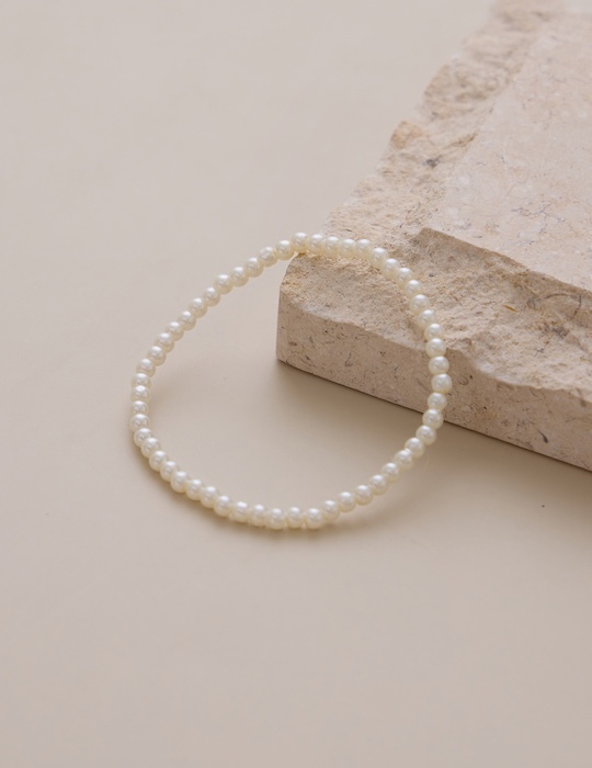 經典緞光珍珠手鍊