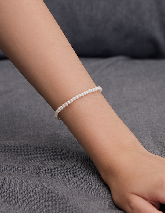 經典緞光珍珠手鍊