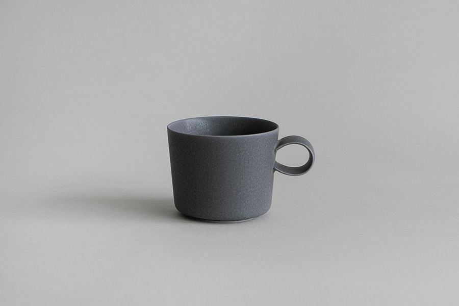 yumiko iihoshi porcelain - 一日杯 深夜/雨天灰