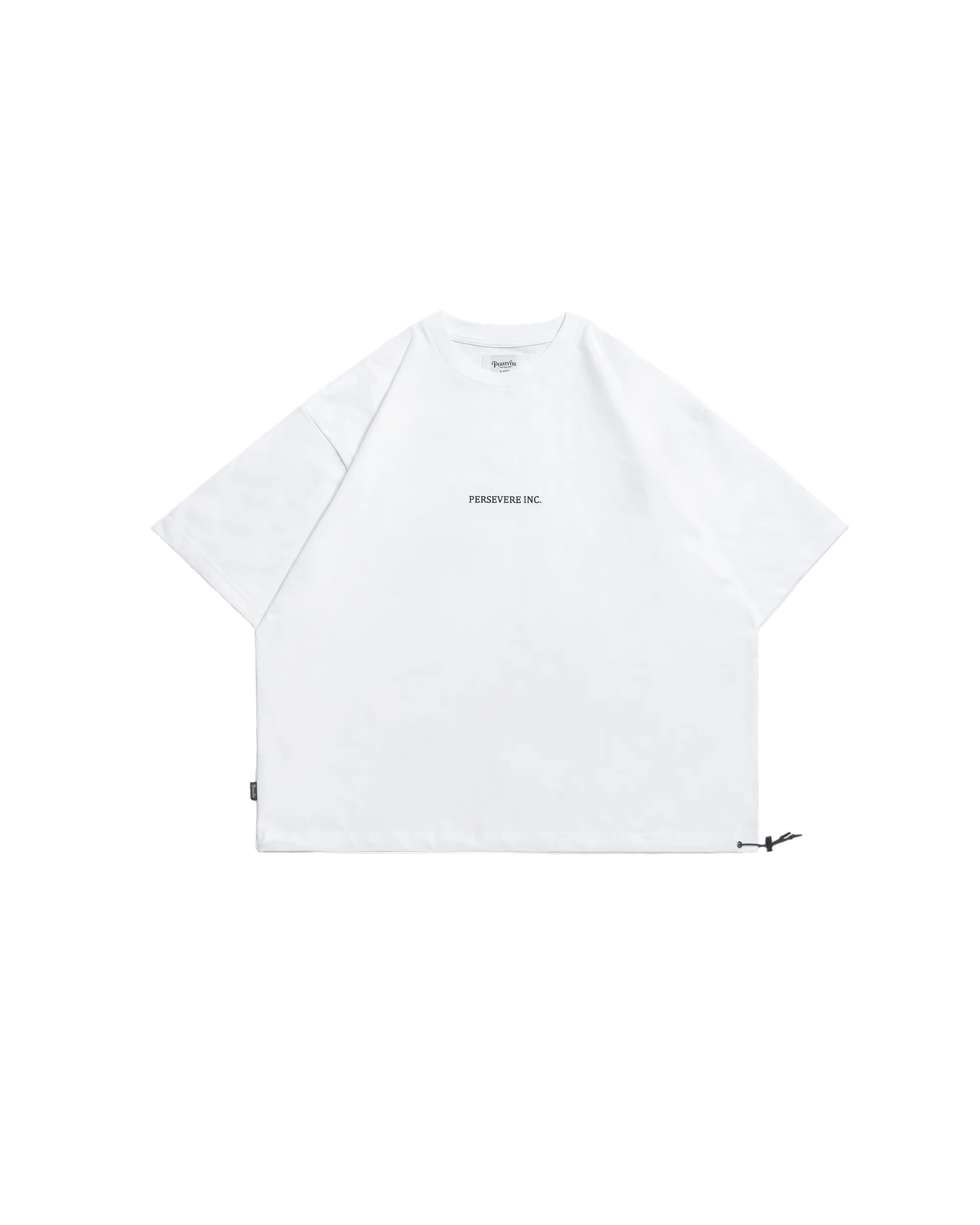 PERSEVERE BOXY T-SHIRT - WHITE