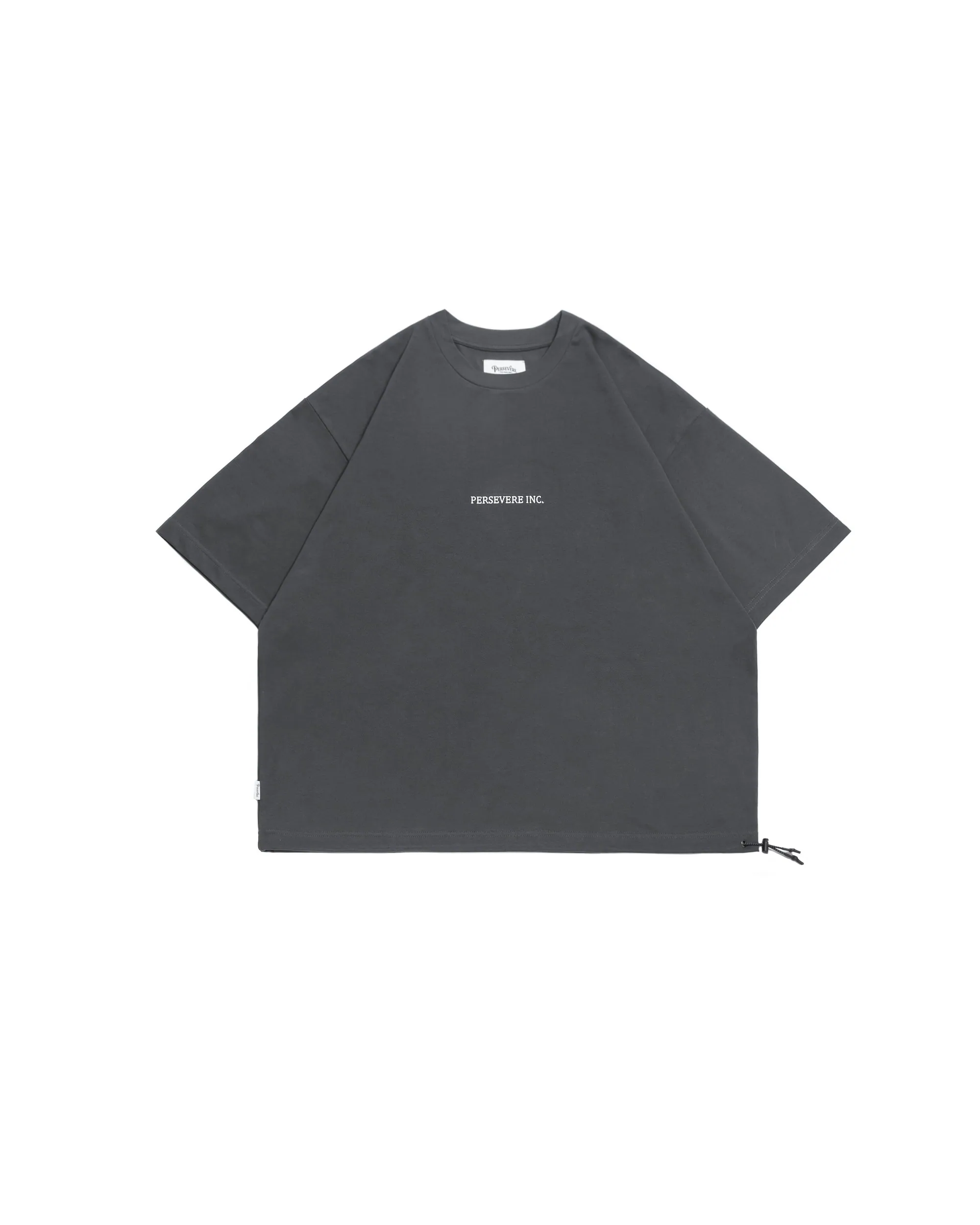 PERSEVERE BOXY T-SHIRT - GREY