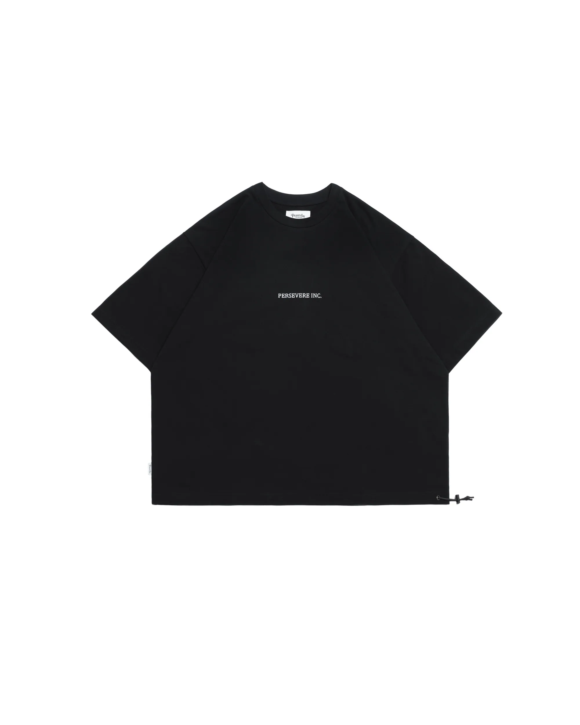 PERSEVERE BOXY T-SHIRT - BLACK