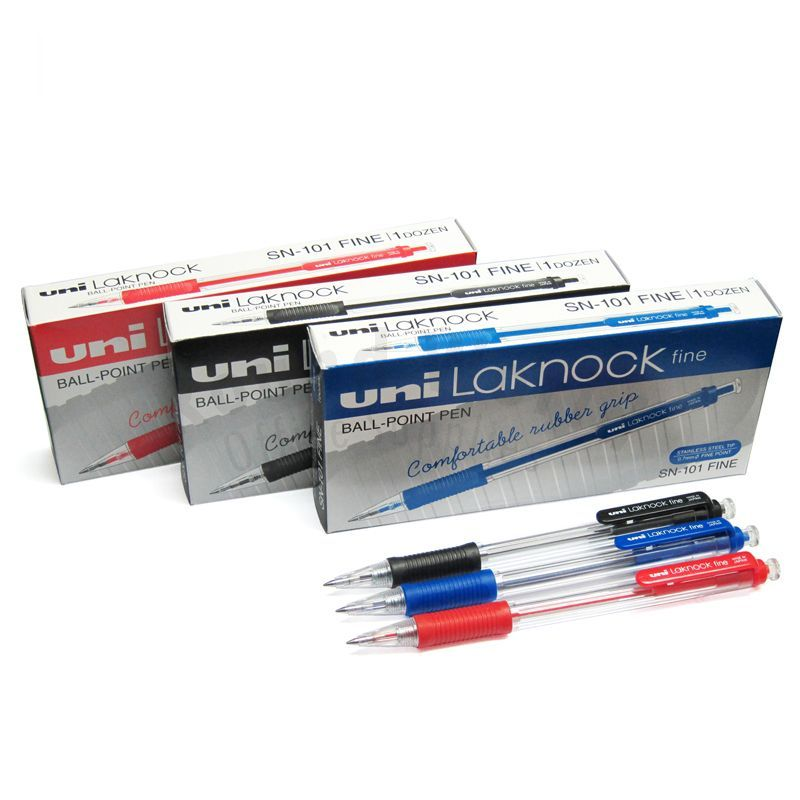 Uni 三菱 Laknock 0.7mm 按掣原子筆 SN-101