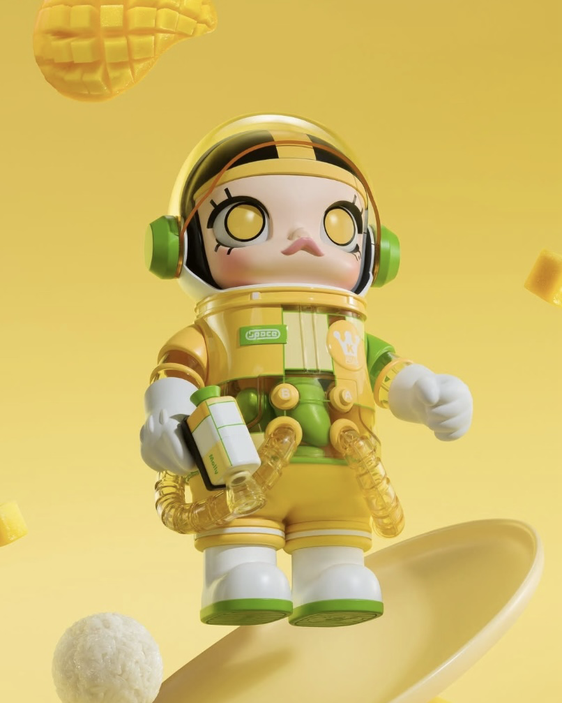 <泰國限定官方正版>POPMART 泡泡瑪特 MEGA SPACE MOLLY 芒果糯米飯 400%