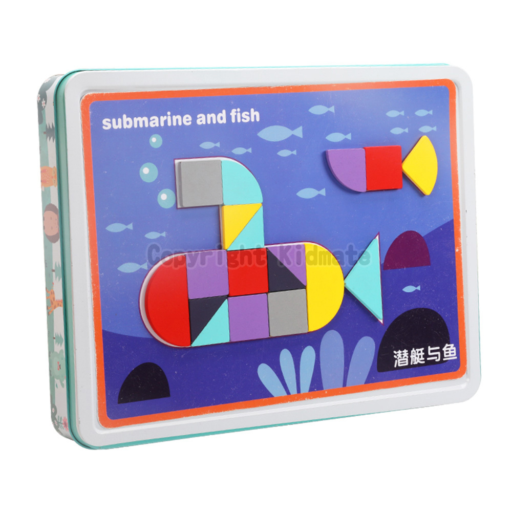 《 KIDMATE 》 啟蒙幾何磁性創意拼圖
