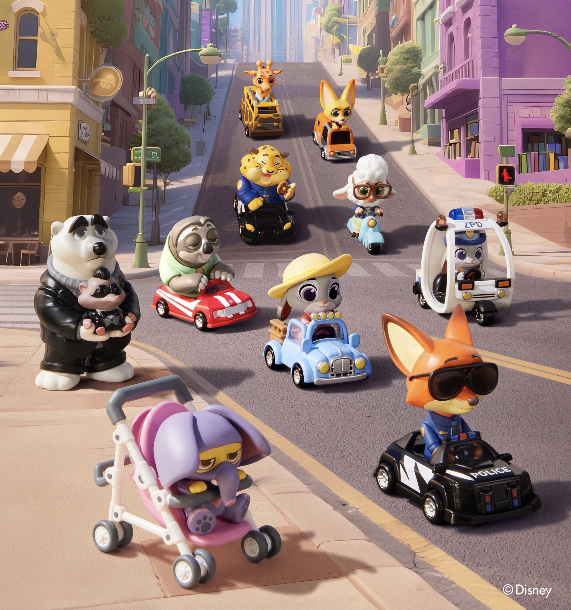 迪士尼 正版授權 動物方程式2 嘟嘟趣出遊系列 公仔 汽車 盲盒 10款(任買兩件711免運)/預購