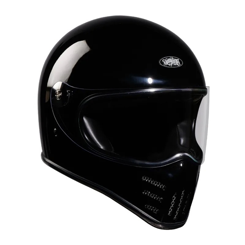 蒙古人 鎖鏡武侍魂星戰帽【亮黑】全罩式