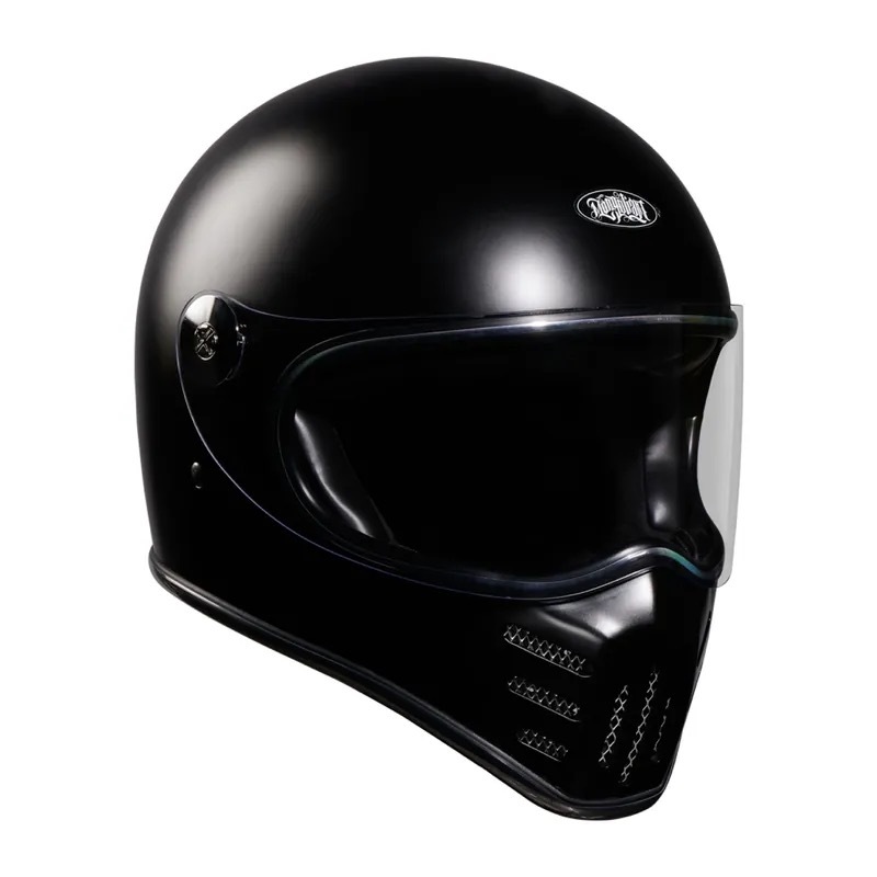 蒙古人 鎖鏡武侍魂星戰帽【皮革黑】全罩式