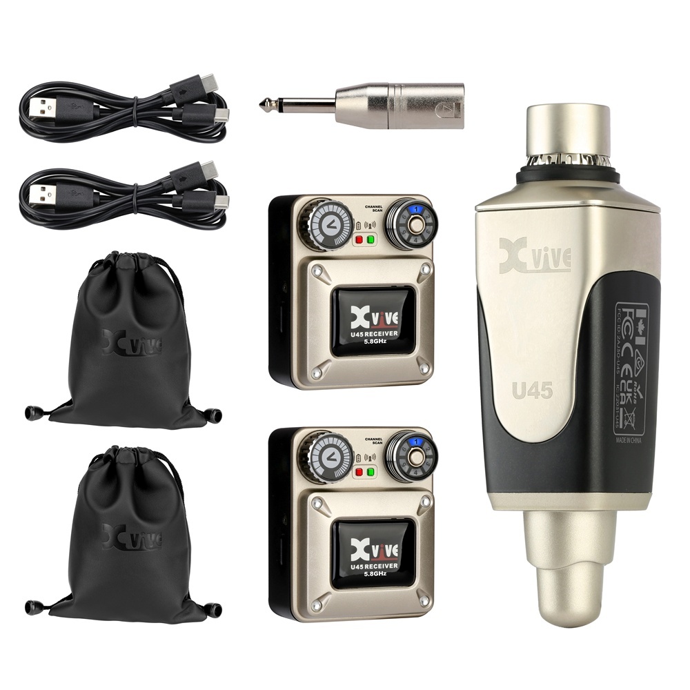 Xvive U45 5.8GHz 無線耳返系統｜True Diversity IEM Wireless台灣高空